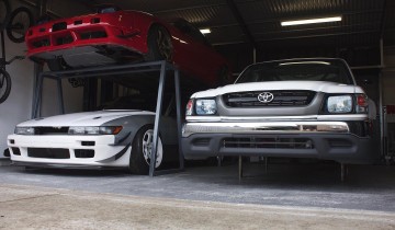 Making The Most Of Space | Home Workshop Car Stacking